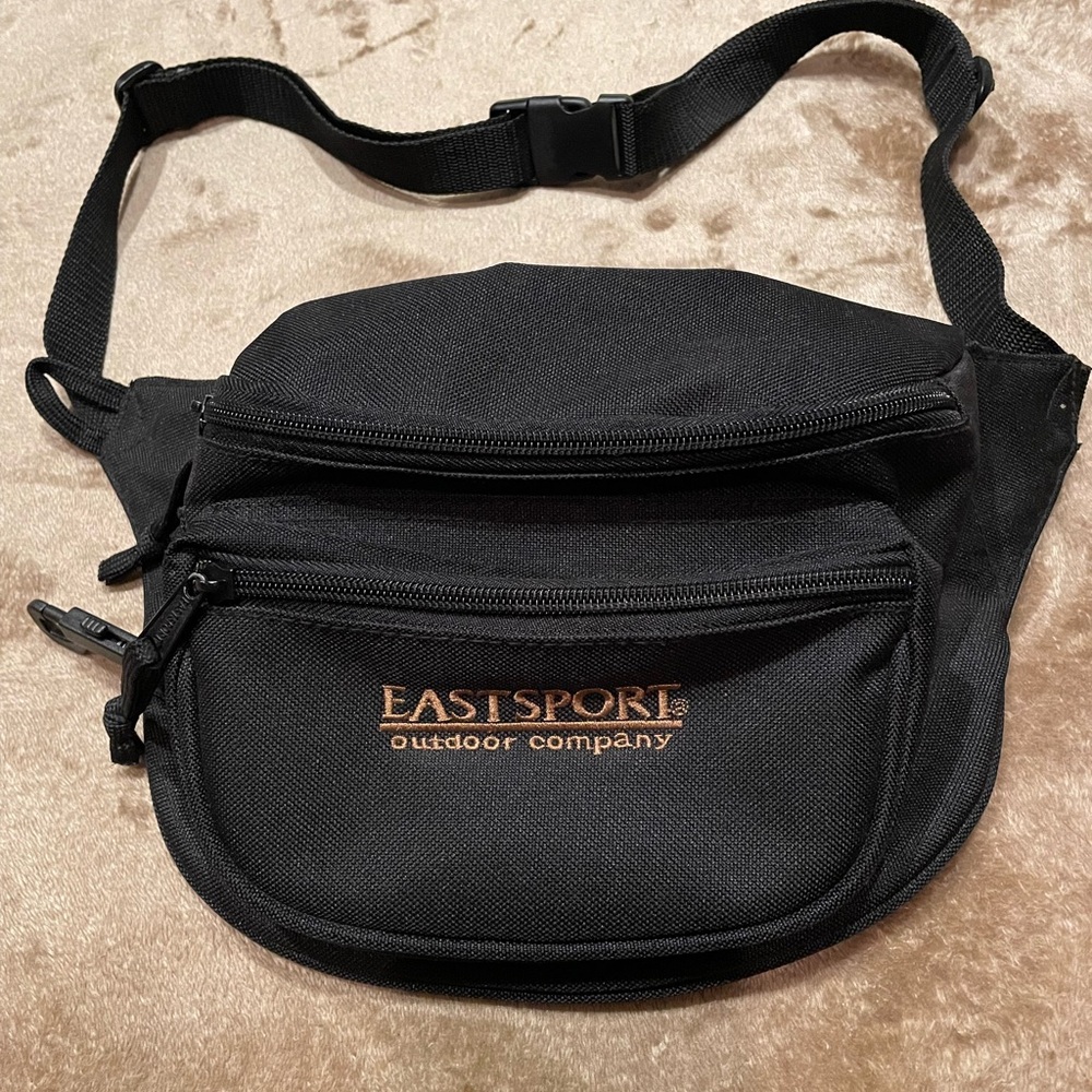 Eastport Black Fanny Pack Crossbody Belt Bag